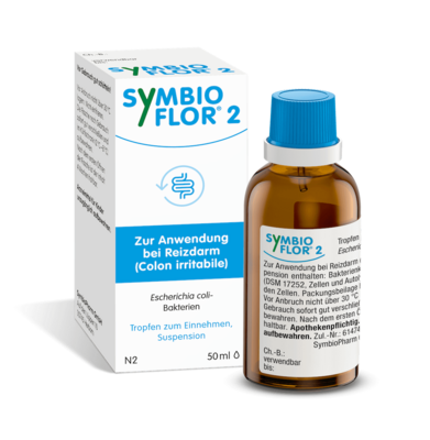 Symbioflor 2 N2 1 x 50 ml - Produktabbildung von vorne mit Flasche - PZN 00996100